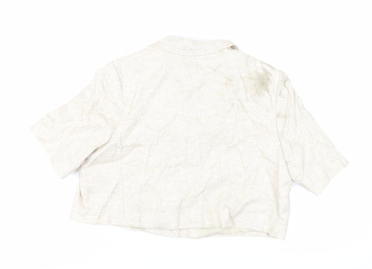 Womens UK Size 16 Marks and Spencer Beige Jacket