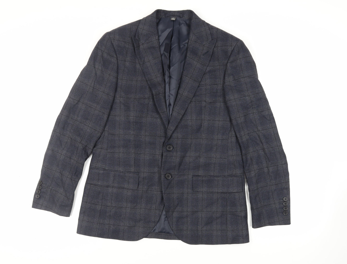 Mens UK Size 40 Marks and Spencer Regular Blue Suit Jacket
