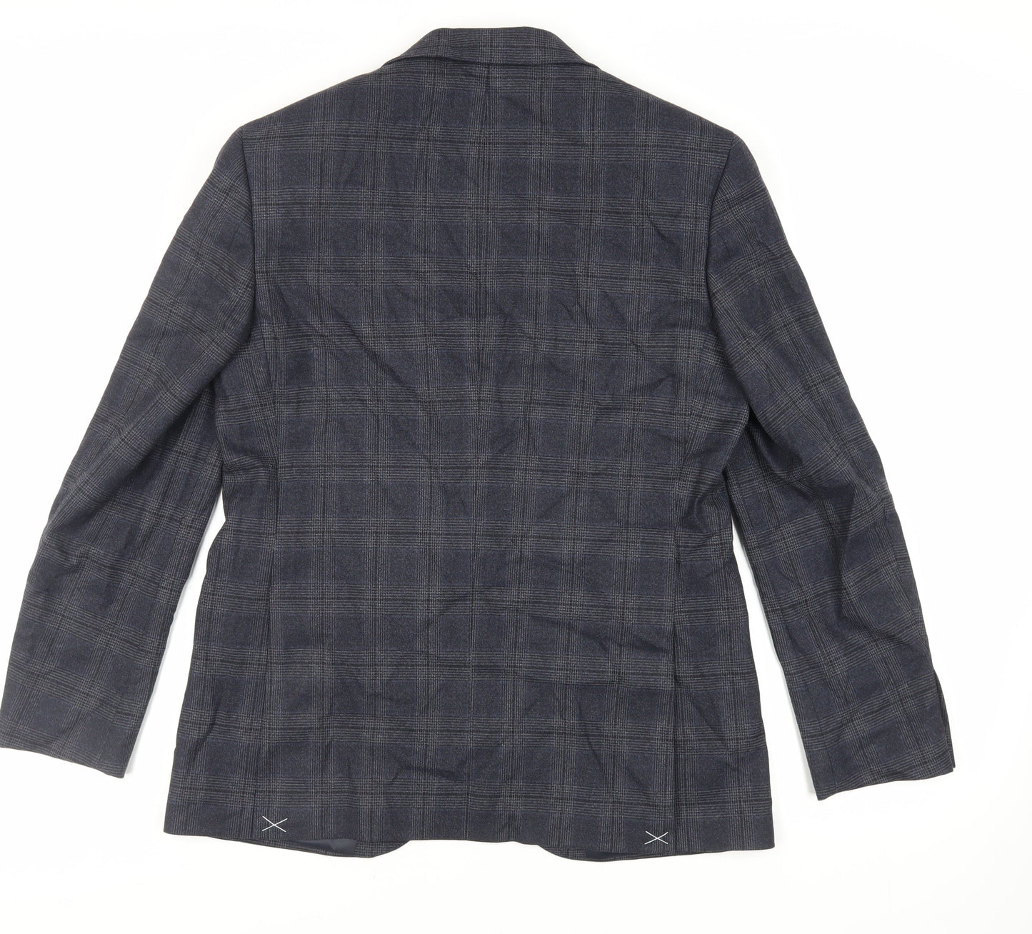 Mens UK Size 40 Marks and Spencer Regular Blue Suit Jacket