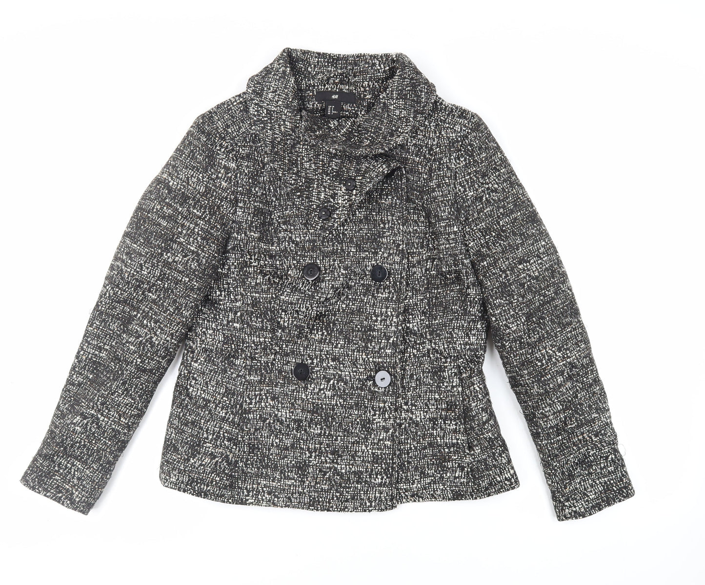 Womens UK Size 10 H&M Grey Jacket