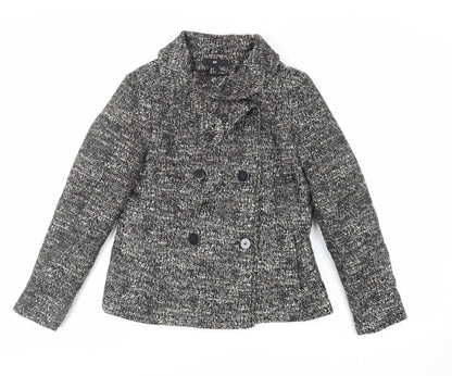 Womens UK Size 10 H&M Grey Jacket