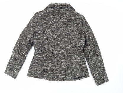 Womens UK Size 10 H&M Grey Jacket