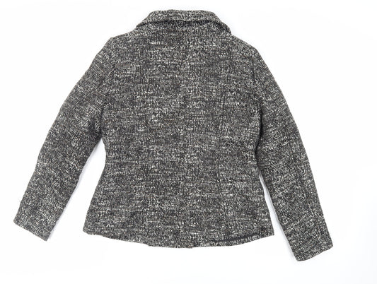 Womens UK Size 10 H&M Grey Jacket
