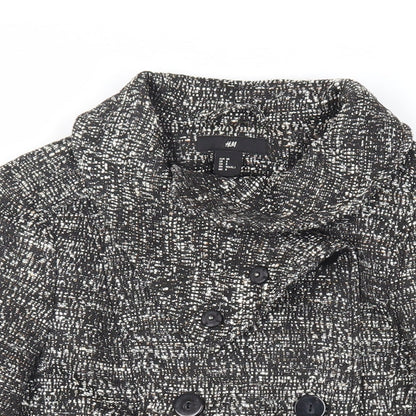 Womens UK Size 10 H&M Grey Jacket