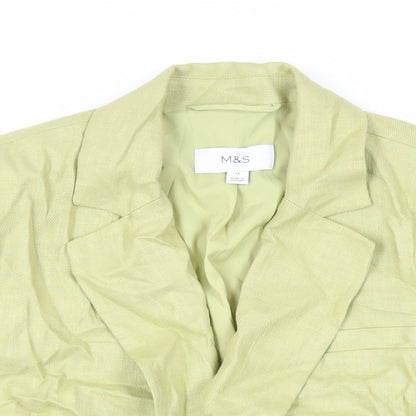 Womens UK Size 14 Marks and Spencer Green Jacket