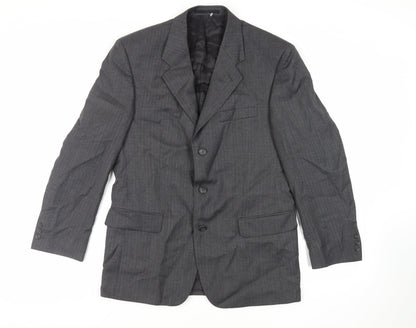 Mens UK Size 40 Varteks Regular Grey Suit Jacket