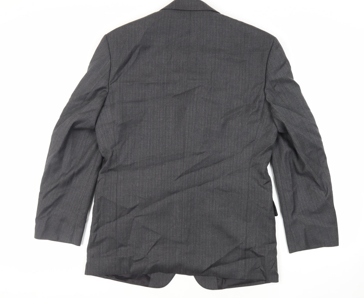 Mens UK Size 40 Varteks Regular Grey Suit Jacket