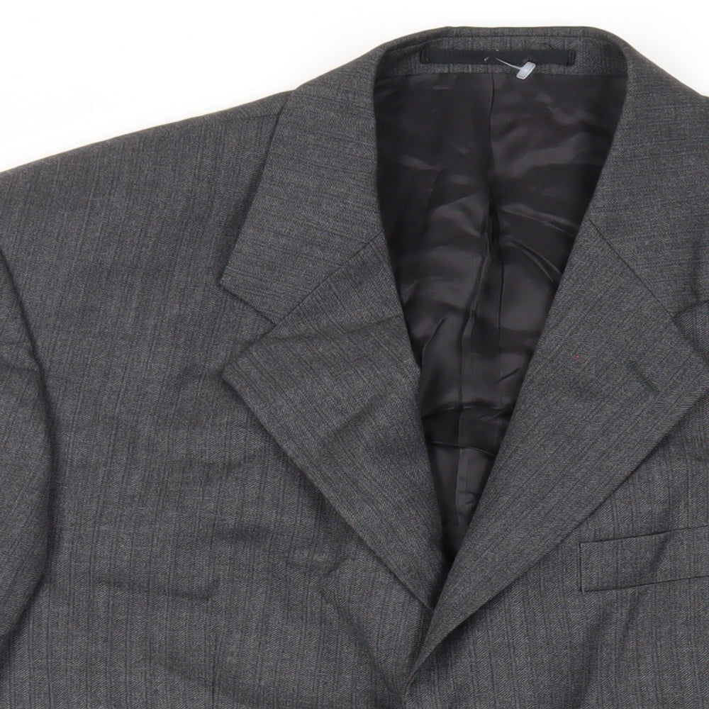 Mens UK Size 40 Varteks Regular Grey Suit Jacket