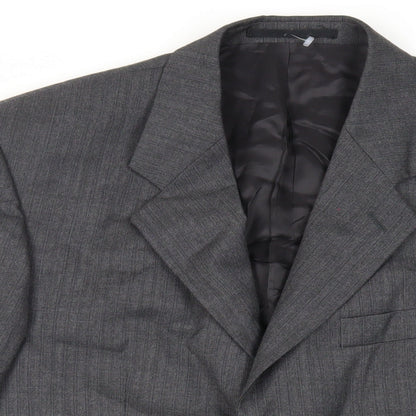 Mens UK Size 40 Varteks Regular Grey Suit Jacket