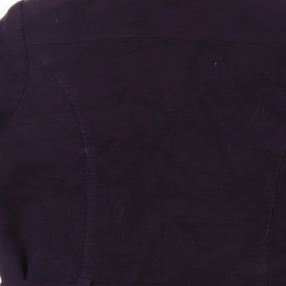 Womens UK Size 16 BHS Purple Pea Coat