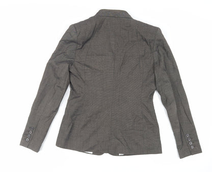 NEXT Womens Brown Jacket Blazer Size 10 Button