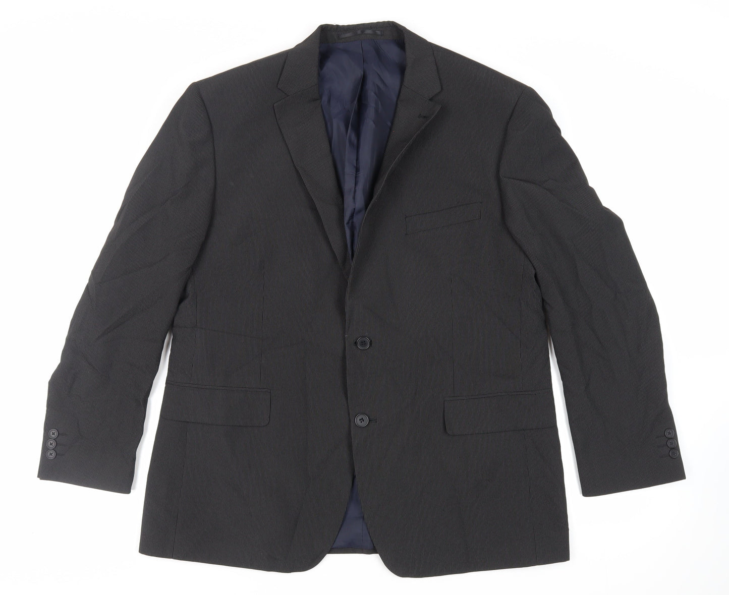 Mens UK Size 44 Debenhams Regular Black Suit Jacket