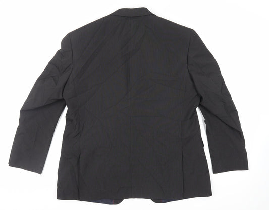 Mens UK Size 44 Debenhams Regular Black Suit Jacket