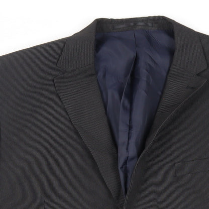 Mens UK Size 44 Debenhams Regular Black Suit Jacket