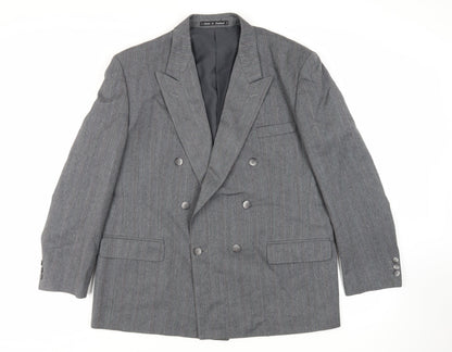 Mens UK Size 46 Harbarry of England Regular Grey Suit Jacket