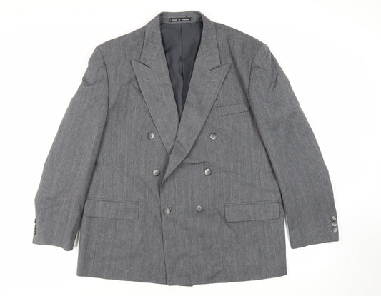 Mens UK Size 46 Harbarry of England Regular Grey Suit Jacket