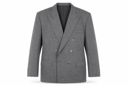 Mens UK Size 46 Harbarry of England Regular Grey Suit Jacket