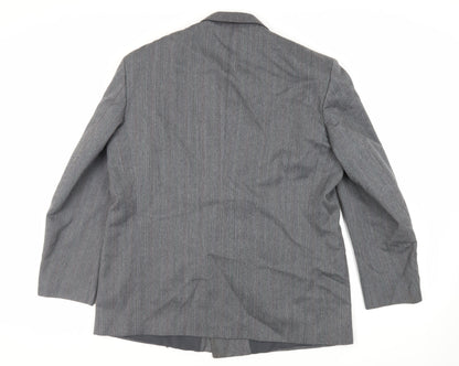 Mens UK Size 46 Harbarry of England Regular Grey Suit Jacket