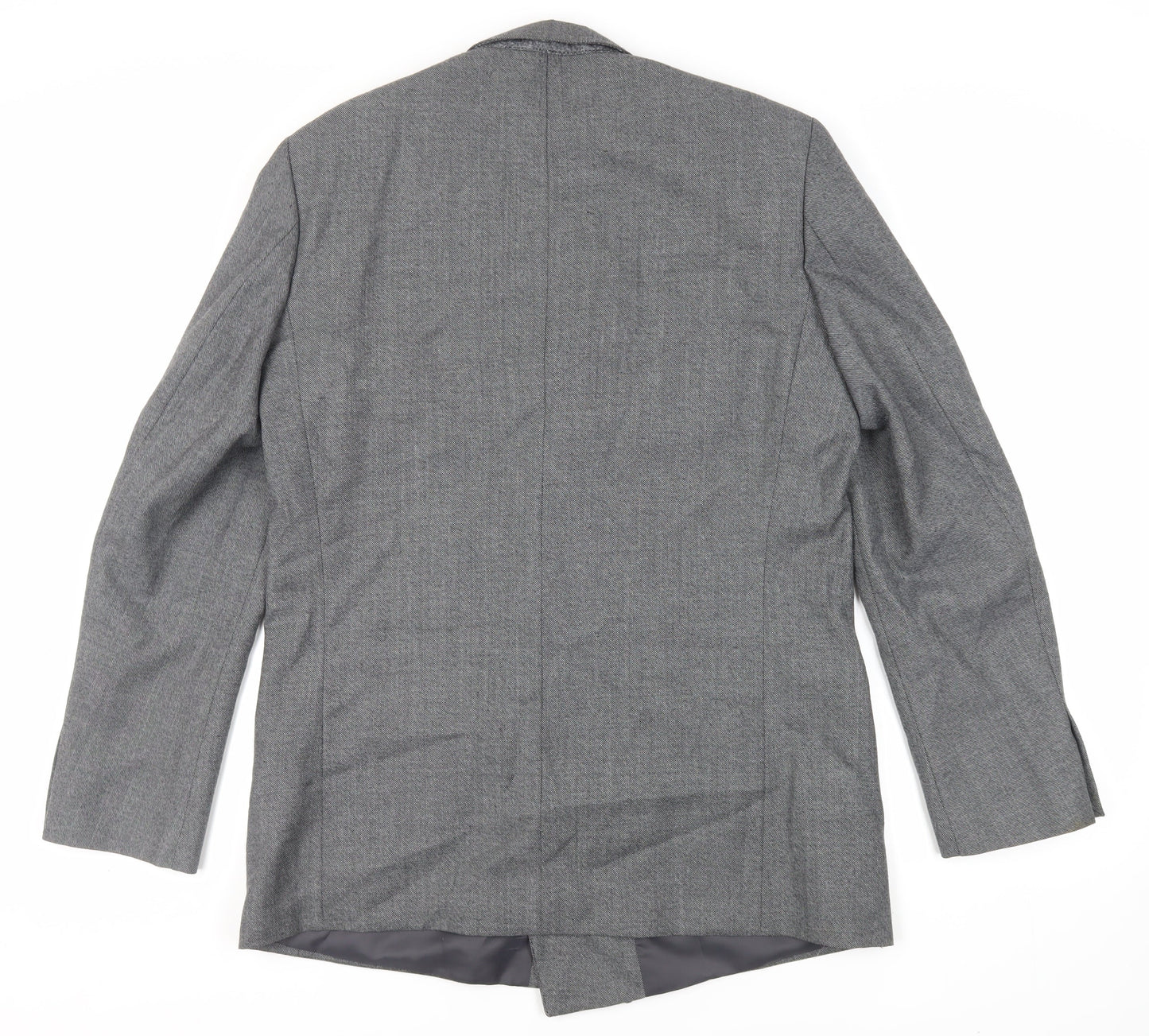 Club Member Mens Grey Polyester Jacket Suit Jacket Size 44 Regular