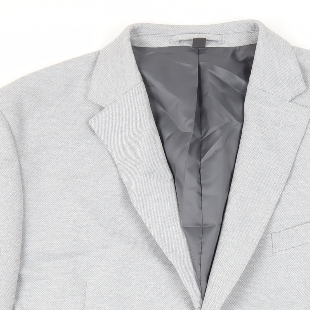 Mens UK Size 46 Marks and Spencer Regular Grey Suit Jacket