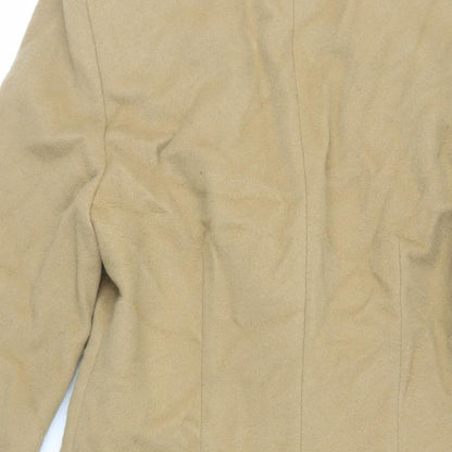Womens UK Size 14 Per Una Brown Overcoat