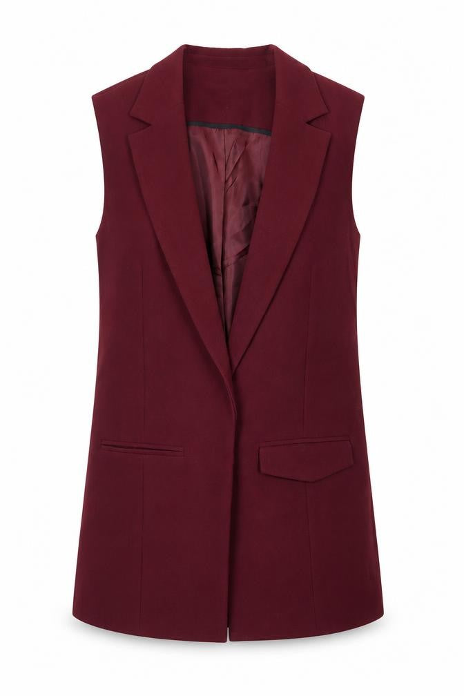Topshop Womens Purple Jacket Waistcoat Size 14 - Open