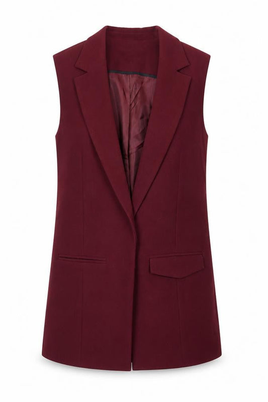 Topshop Womens Purple Jacket Waistcoat Size 14 - Open