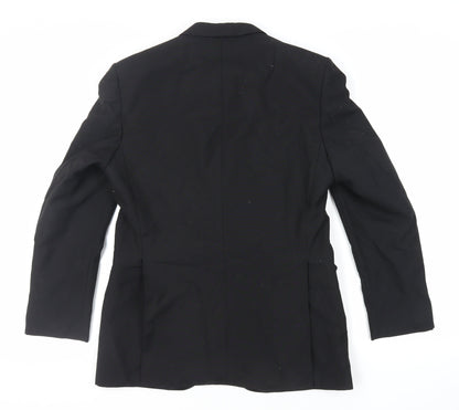 Mens UK Size 40 Turo Regular Black Suit Tuxedo