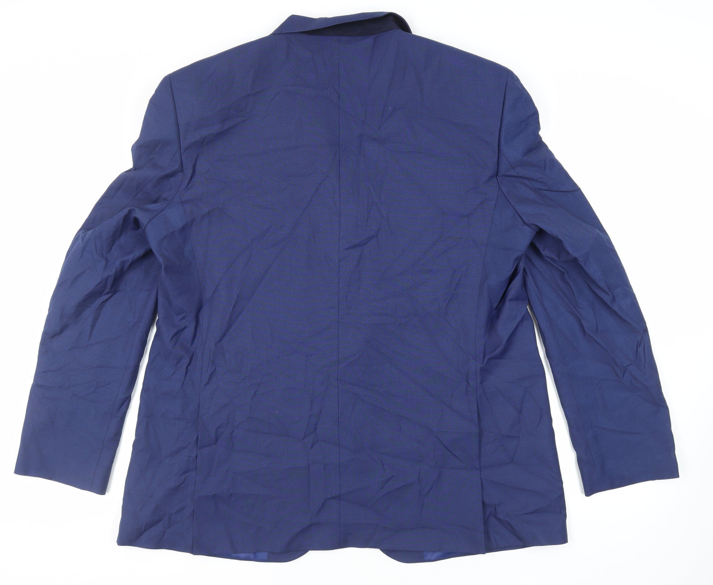Mens UK Size 46 Marks and Spencer Regular Blue Suit Jacket