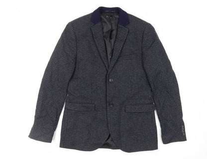 Mens UK Size 38 Topman Blue Jacket