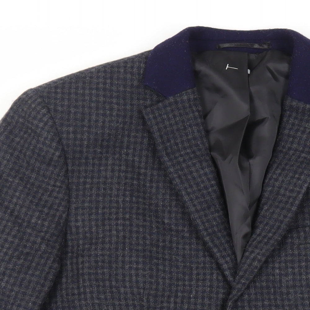 Mens UK Size 38 Topman Blue Jacket