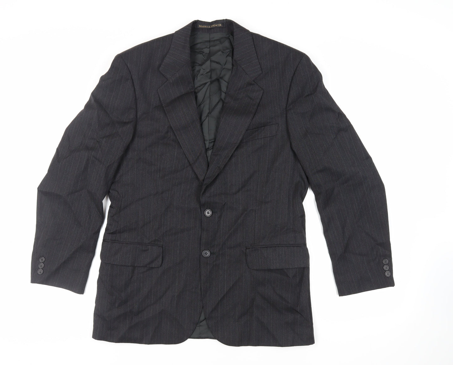 Mens UK Size 38 Marks and Spencer Regular Grey Suit Jacket