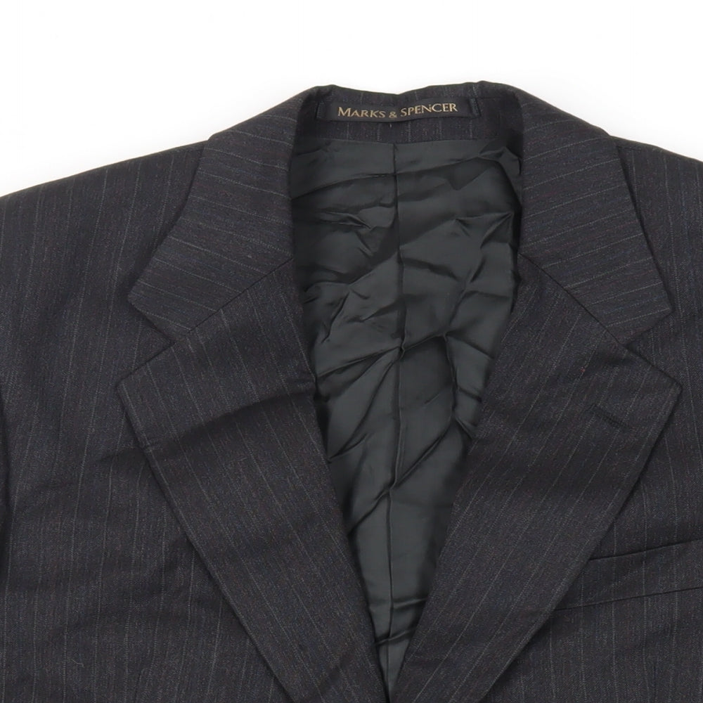 Mens UK Size 38 Marks and Spencer Regular Grey Suit Jacket