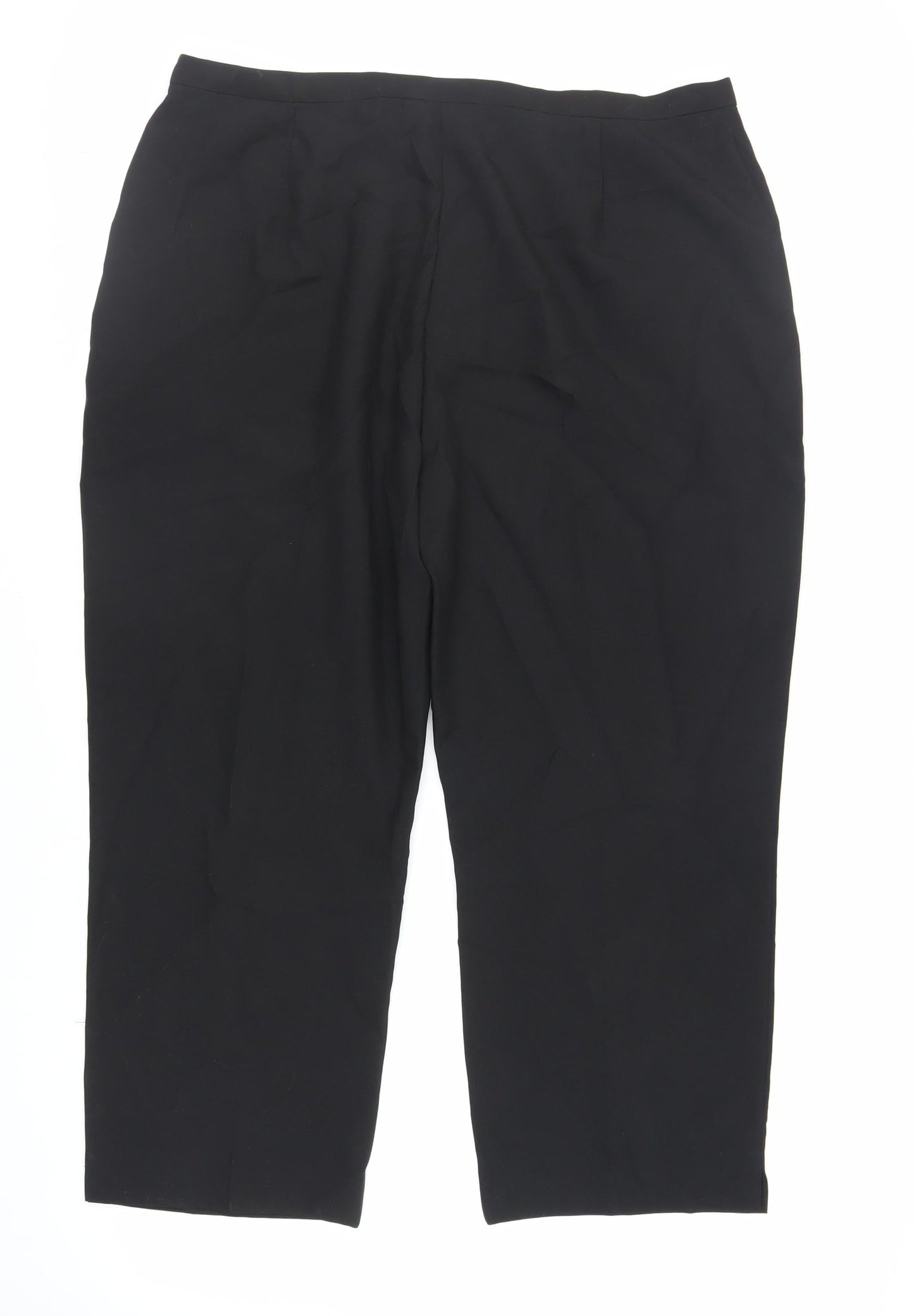 Womens UK Size 20 Sarah Hamilton Regular Fit  Black Trousers