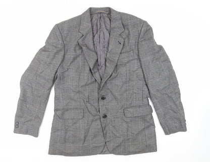 Skopes Mens Grey Polyester Jacket Suit Jacket Size 40 Regular