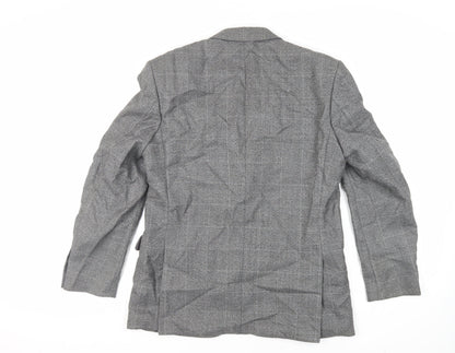 Skopes Mens Grey Polyester Jacket Suit Jacket Size 40 Regular