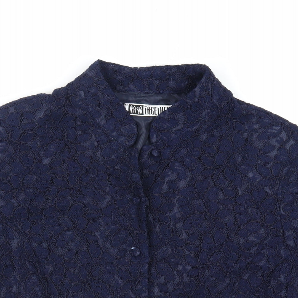 Womens UK Size 14 Together Blue Jacket