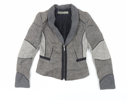 Womens UK Size XS Zara Grey Jacket