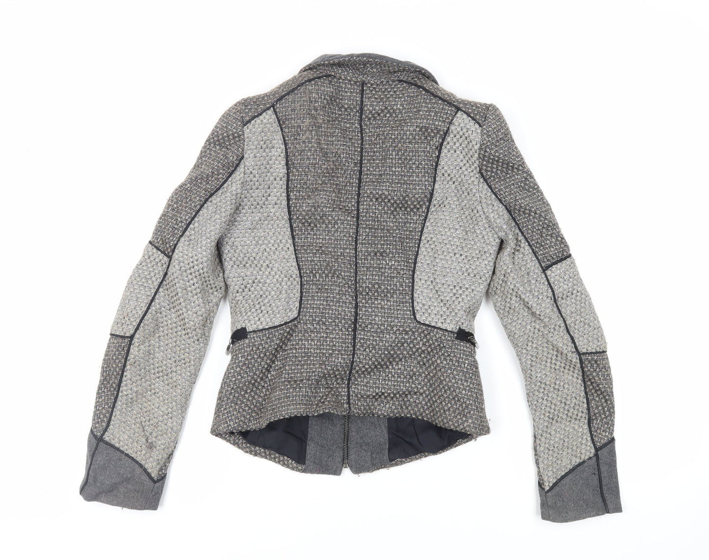 Womens UK Size XS Zara Grey Jacket