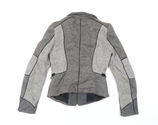 Womens UK Size XS Zara Grey Jacket