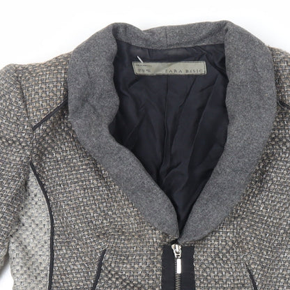 Womens UK Size XS Zara Grey Jacket