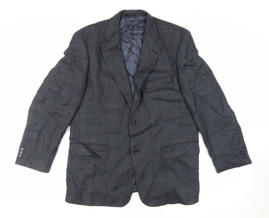 Mens UK Size 42 Wellington Regular Blue Suit Jacket