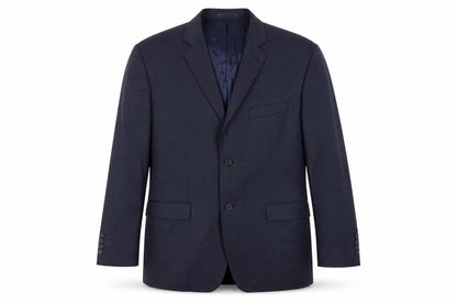 Greenwoods Mens Blue Striped Polyester Jacket Suit Jacket Size 44 Regular