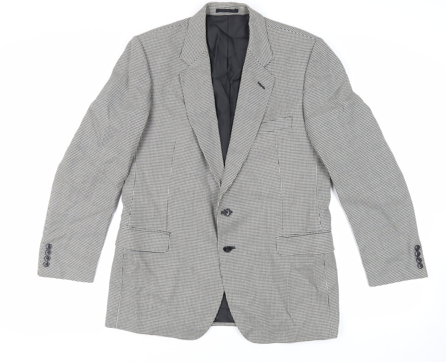 Mens UK Size 42 Marks and Spencer Regular Black Suit Jacket