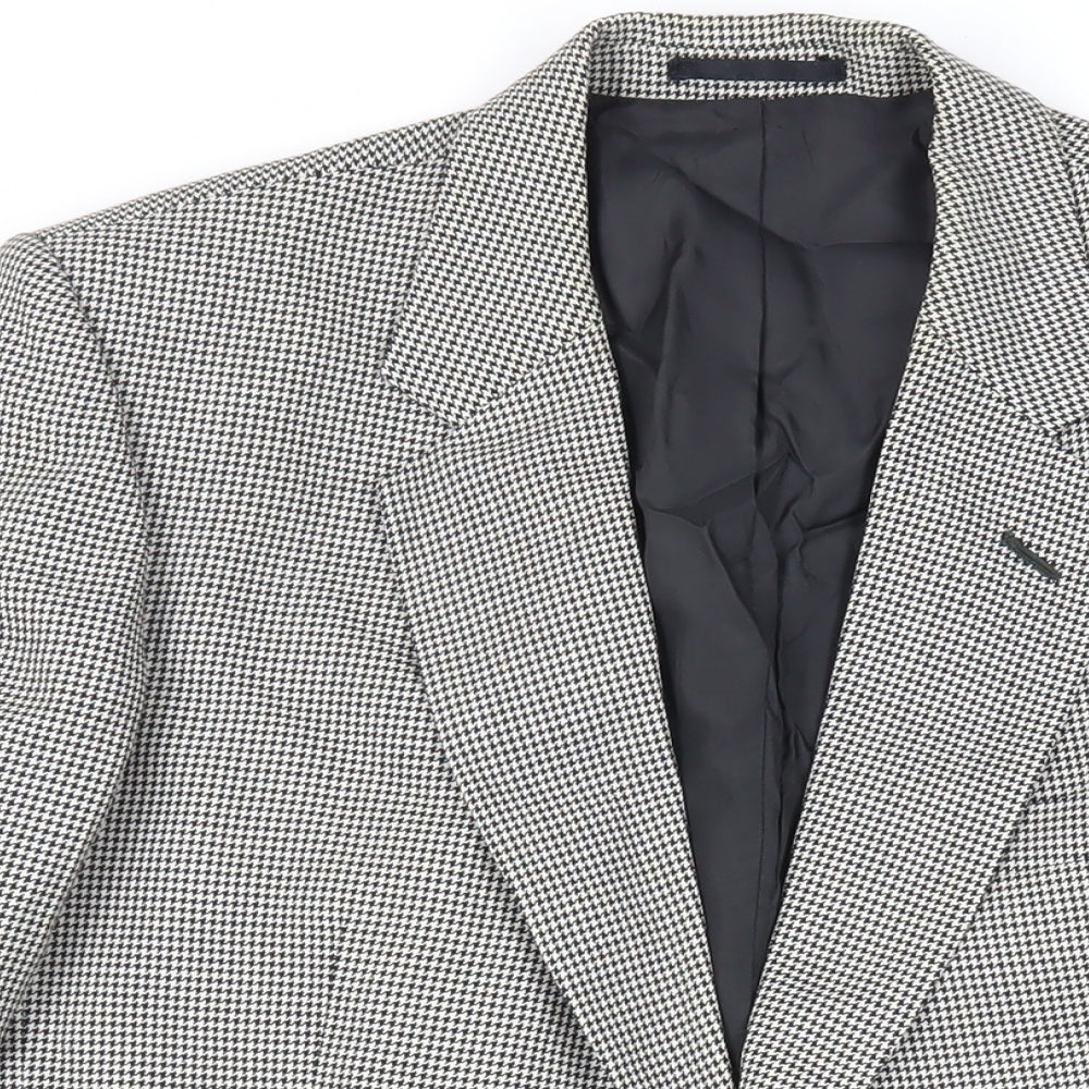 Mens UK Size 42 Marks and Spencer Regular Black Suit Jacket
