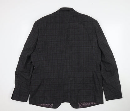 Mens UK Size 48 Burton Regular Grey Suit Jacket
