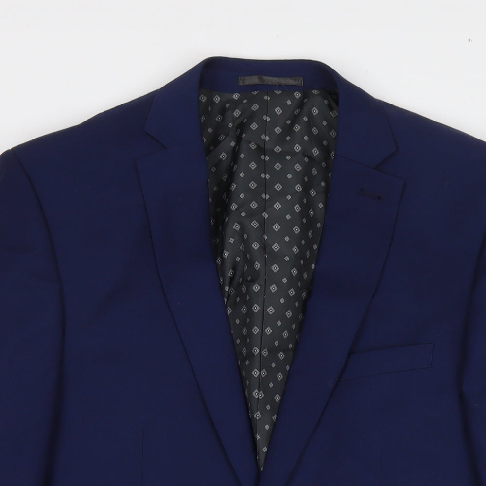 Mens UK Size 38 NEXT Regular Blue Suit Jacket
