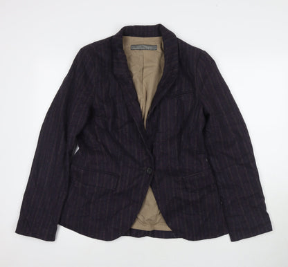 Womens UK Size L Zara Purple Jacket