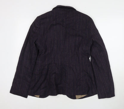 Womens UK Size L Zara Purple Jacket