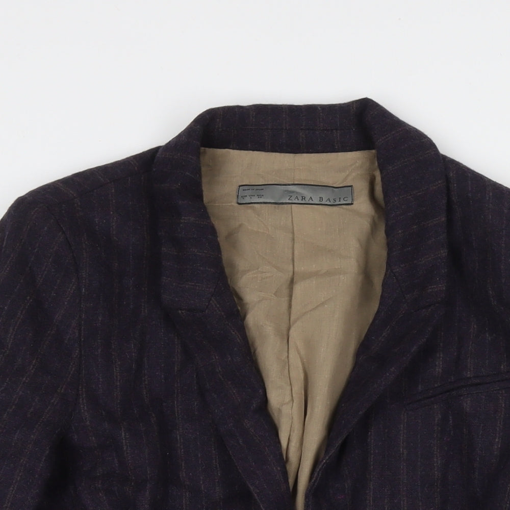 Womens UK Size L Zara Purple Jacket